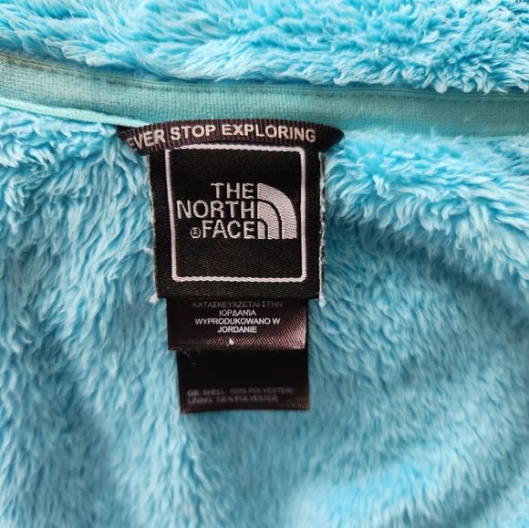 The North Face Osito Aqua Fleece Zip-Up Jacket Womens Small - Picture 11 of 13